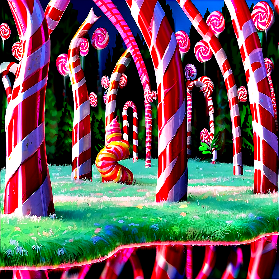 Candy Land Peppermint Forest Png 06202024