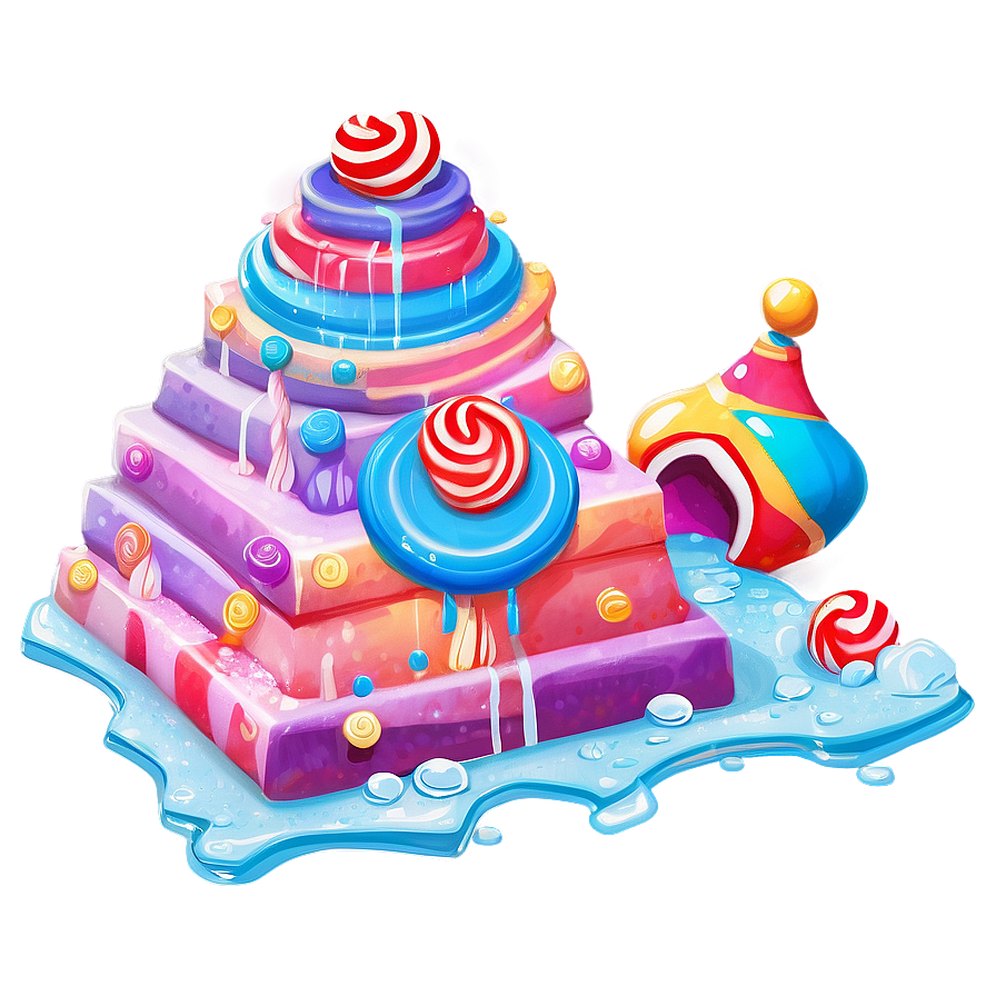 Candy Land Wondrous Waterfalls Png Wtt