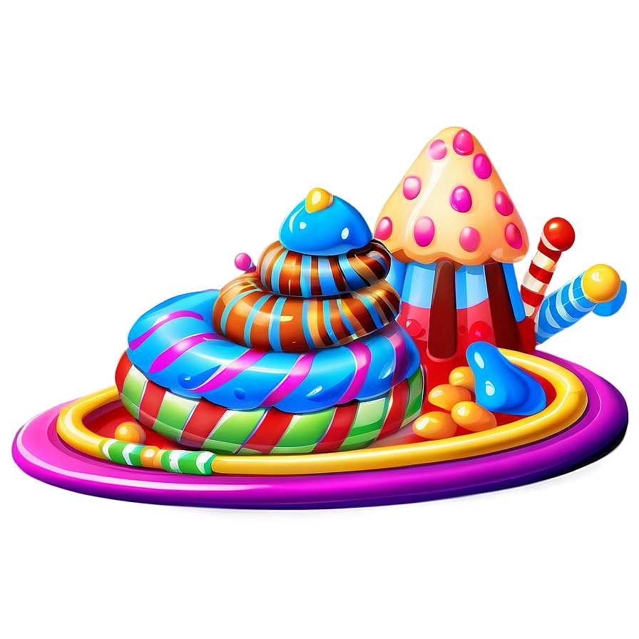 Candyland Fantasy World Png Mbw66