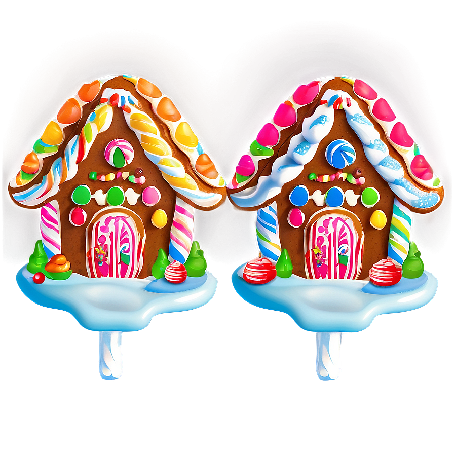 Candyland Gingerbread House Png 13