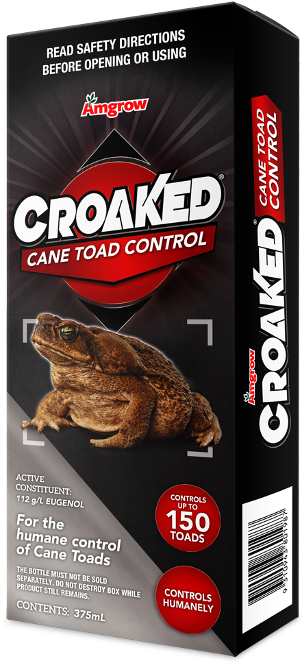 Cane Toad Control Product Packaging