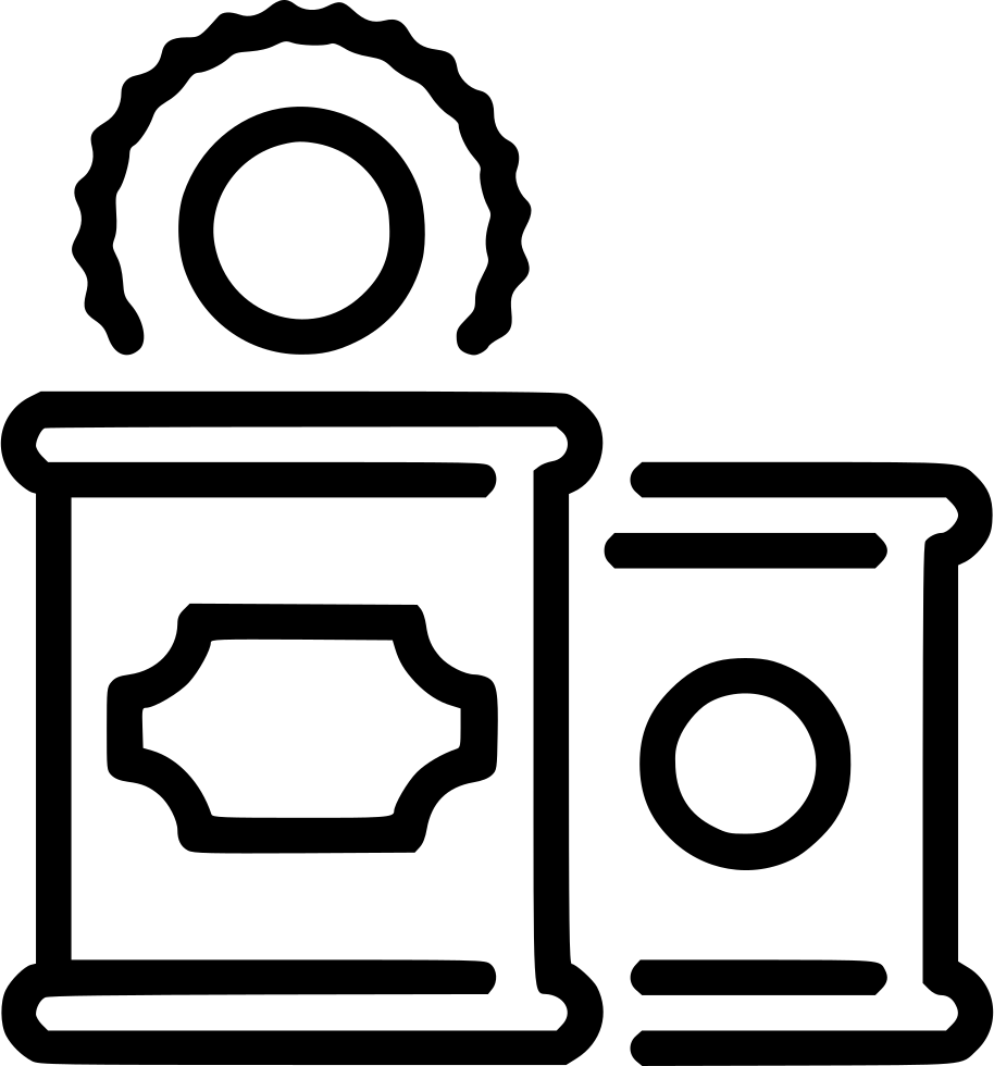 Transparent Canned Goods Png - Clipart Canned Food Black And White, Png Download PNG image with a transparent background, free high-resolution download