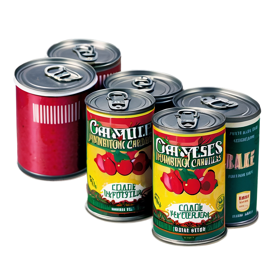 Canned Food Sampler Packs Png 38