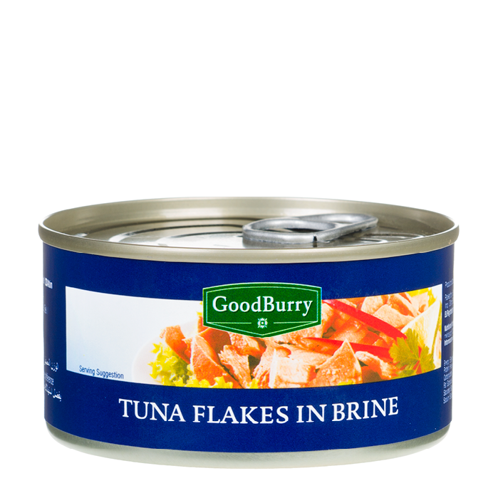 Canned Tuna Flakesin Brine Good Burry