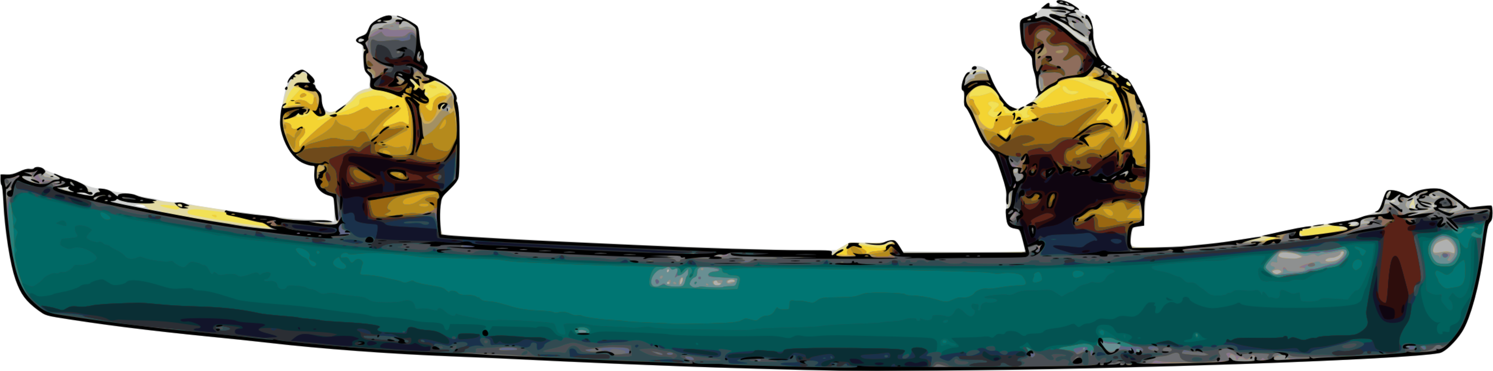 Canoeists And Canoe - People In Canoe Png, Transparent Png PNG image with a transparent background, free high-resolution download