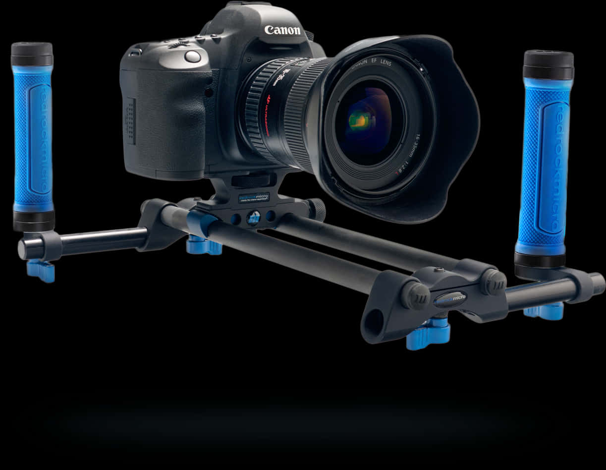 Canon Cameraon Blue Handheld Rig