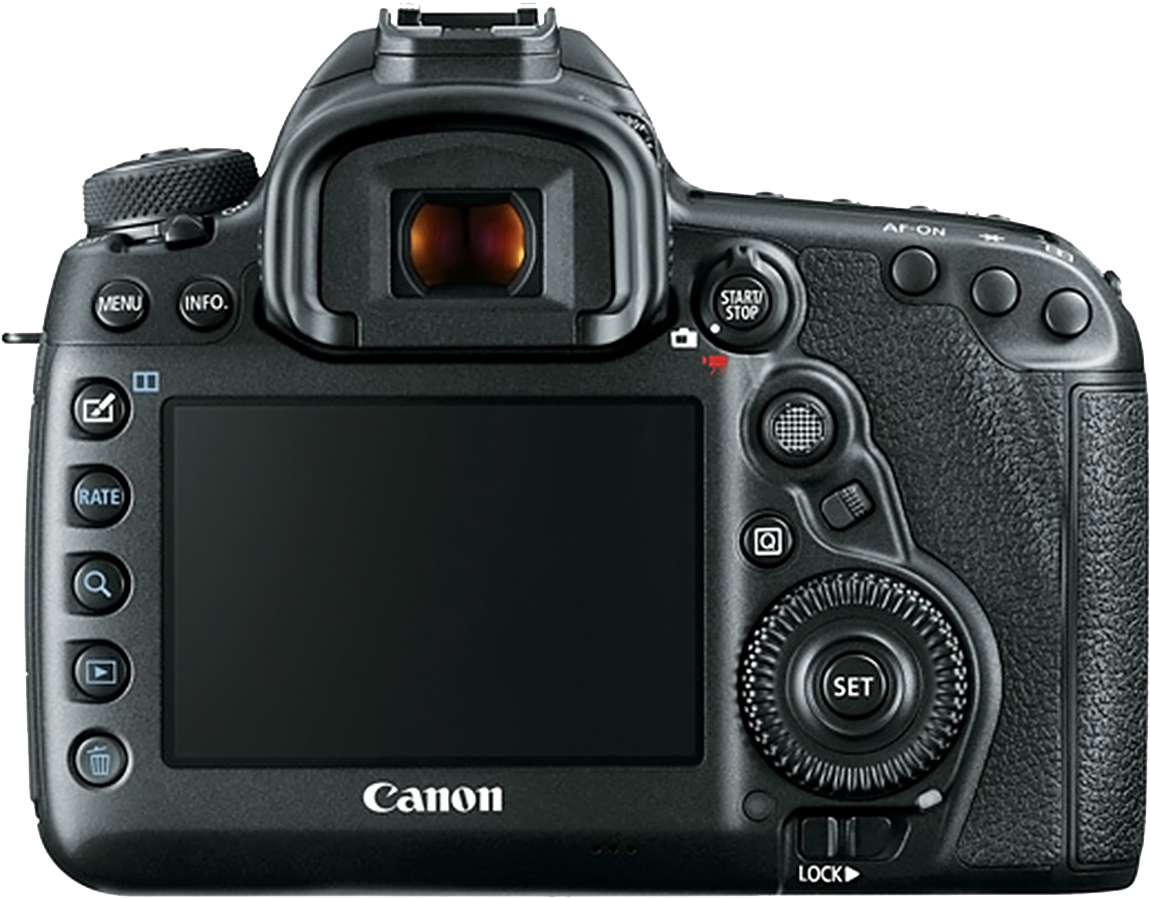 Canon D S L R Camera Back View