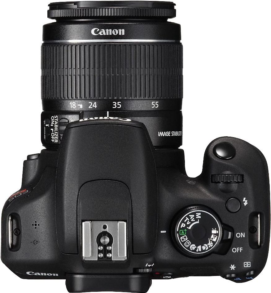 Canon D S L R Camera Top View