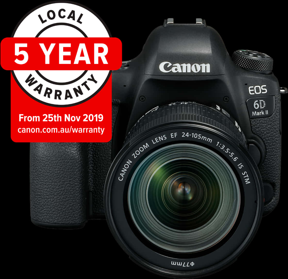 Canon E O S6 D Mark I I5 Year Warranty Promotion