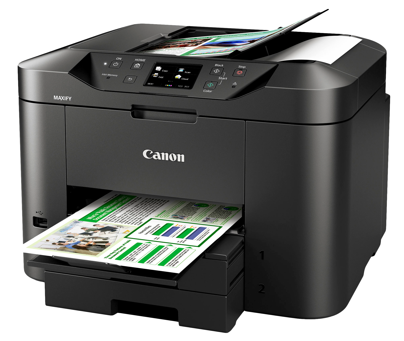 Canon M A X I F Y Allin One Printer PNG with transparent background