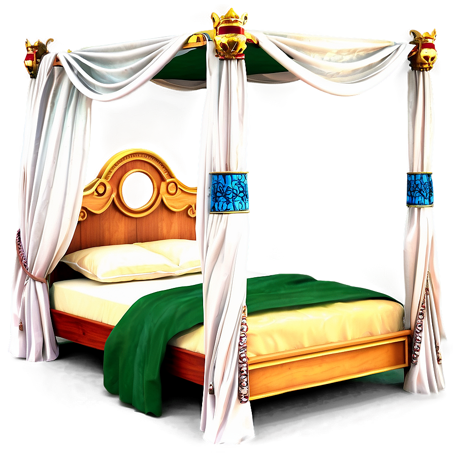 Canopy Bed Elegant Style Png 14