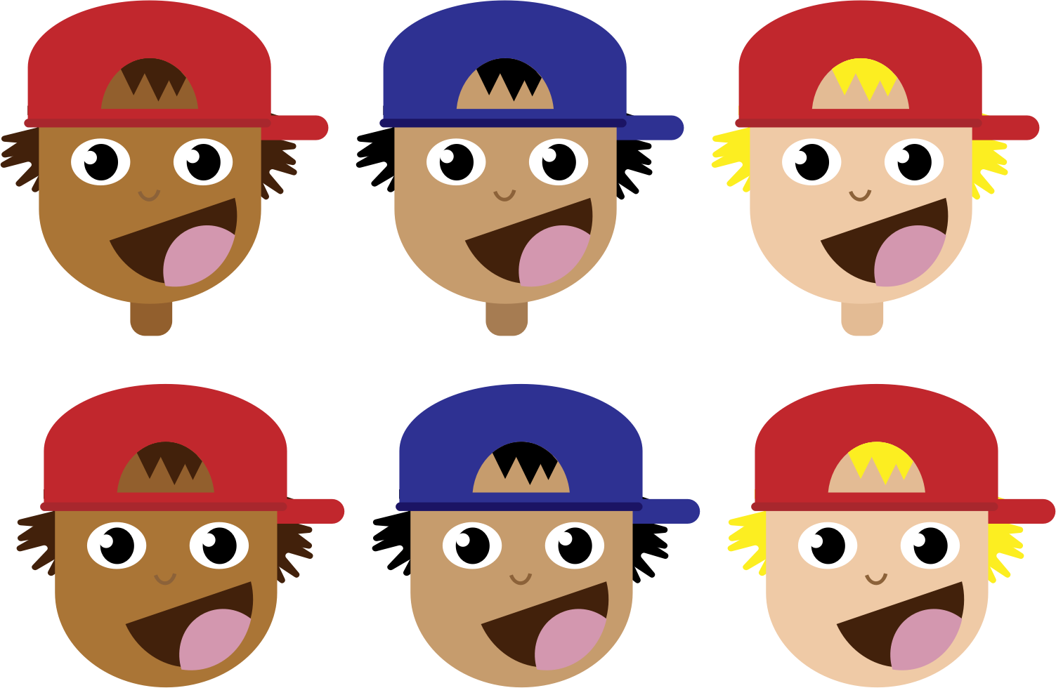 Cap Clip Boy Clipart - Boys With Cap Clipart, HD Png Download PNG with transparent background