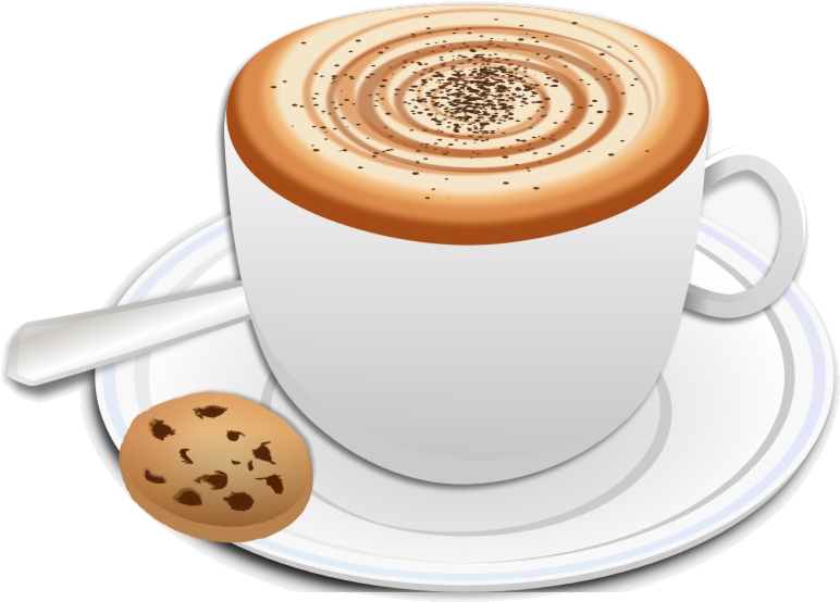 Coffee Watercolor Clipart Beans Cup Of Cappuccino Transparent - Cappuccino Clipart Png, Png Download PNG with transparent background