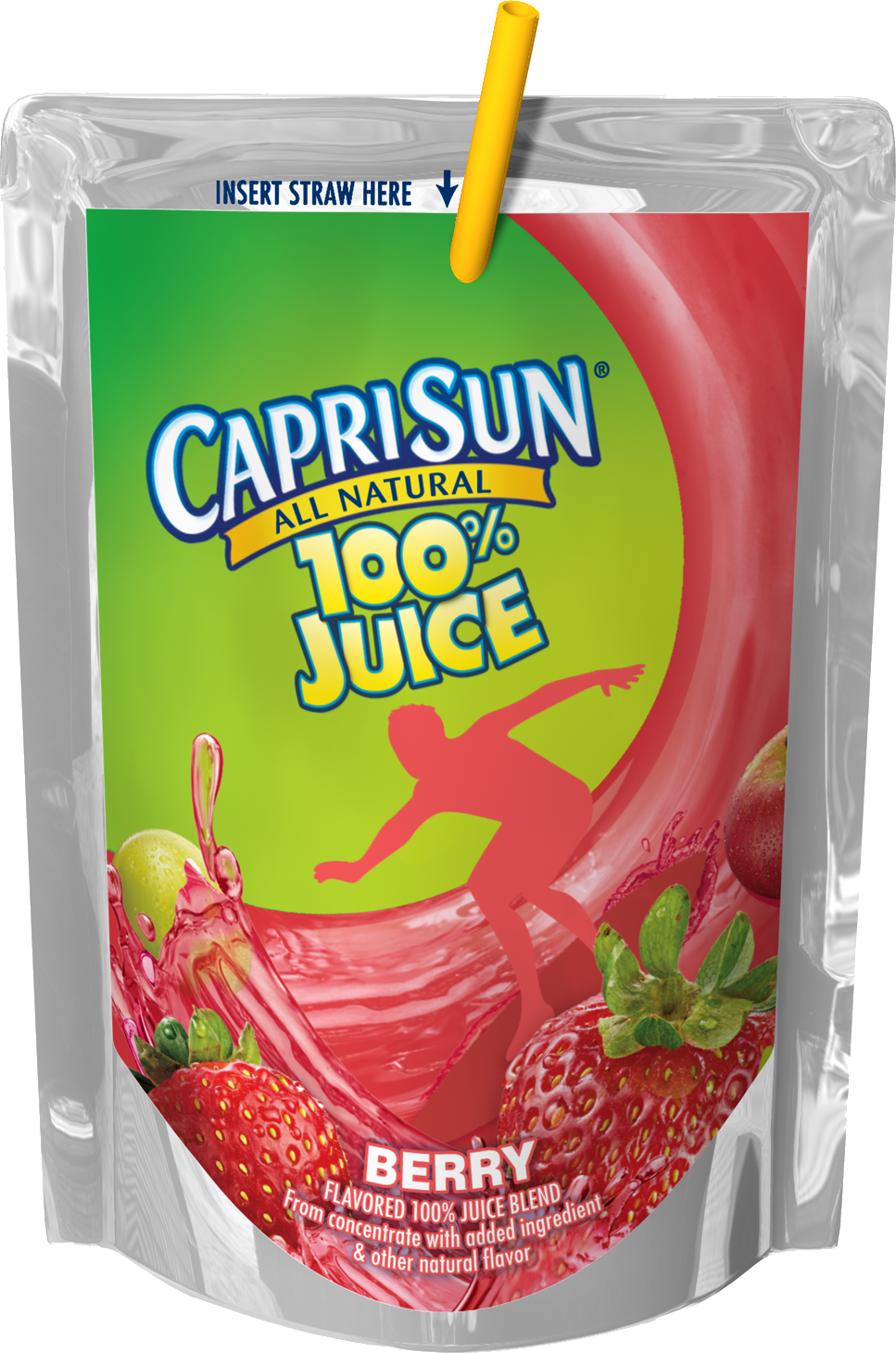 Capri Sun Berry100 Percent Juice Pouch