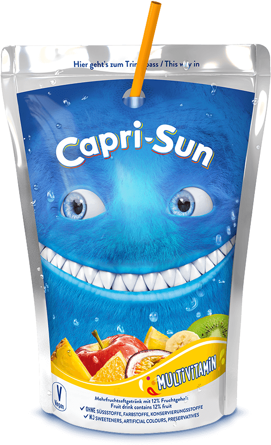 Capri Sun Multivitamin Animated Character Pouch