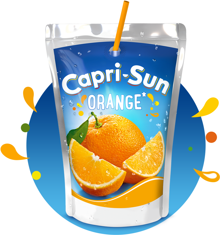 Capri Sun Orange Flavor Pouch