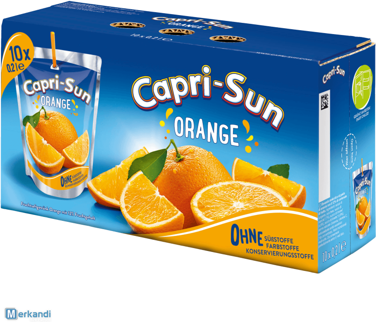 Capri Sun Orange Pack Image