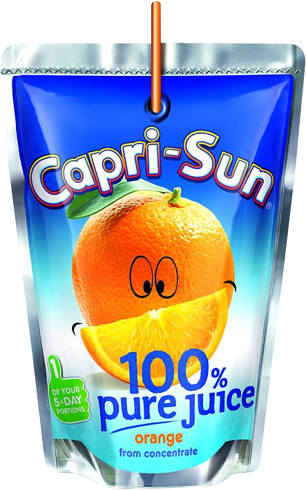 Capri Sun Orange100 Percent Juice Pouch