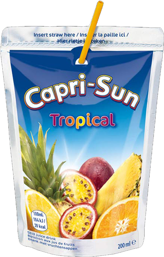 Capri Sun Tropical Flavor Pouch