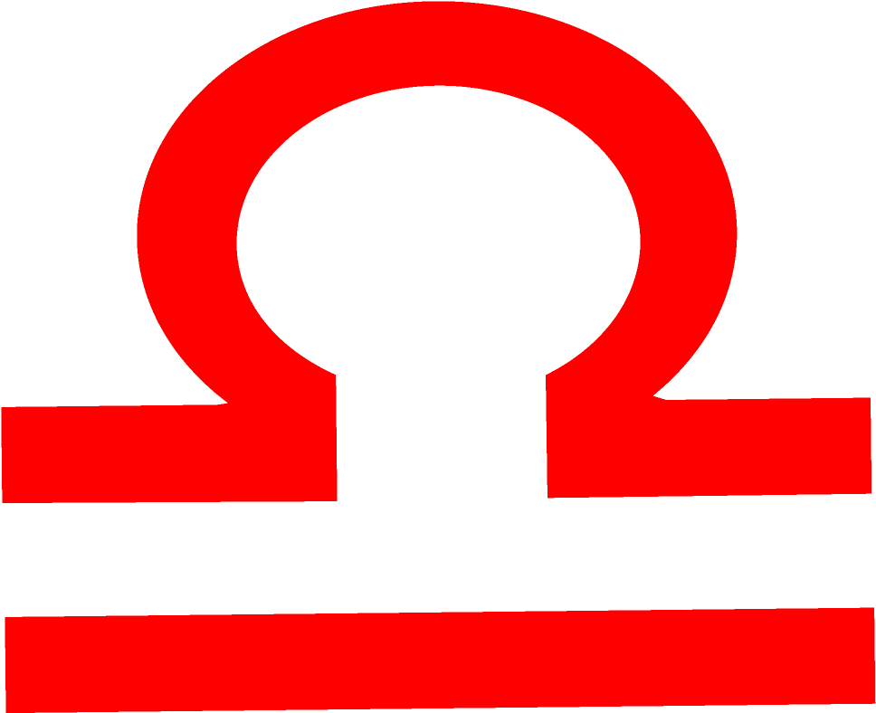 Capricorn Symbol Red