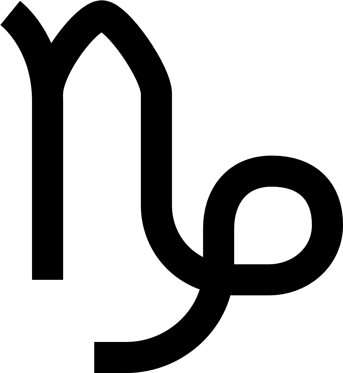 Capricorn Png - Capricorn Symbol Transparent, Png Download PNG with transparent background