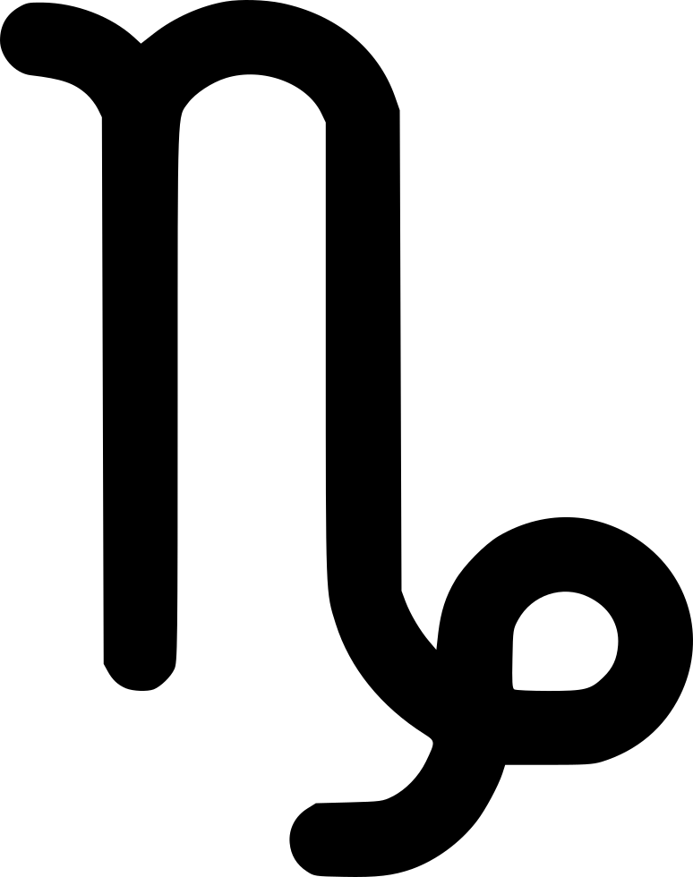 Capricorn - Capricorn Icon Png, Transparent Png PNG with transparent background