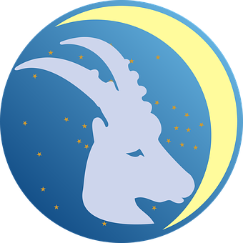 Capricorn Zodiac Symbol PNG with transparent background