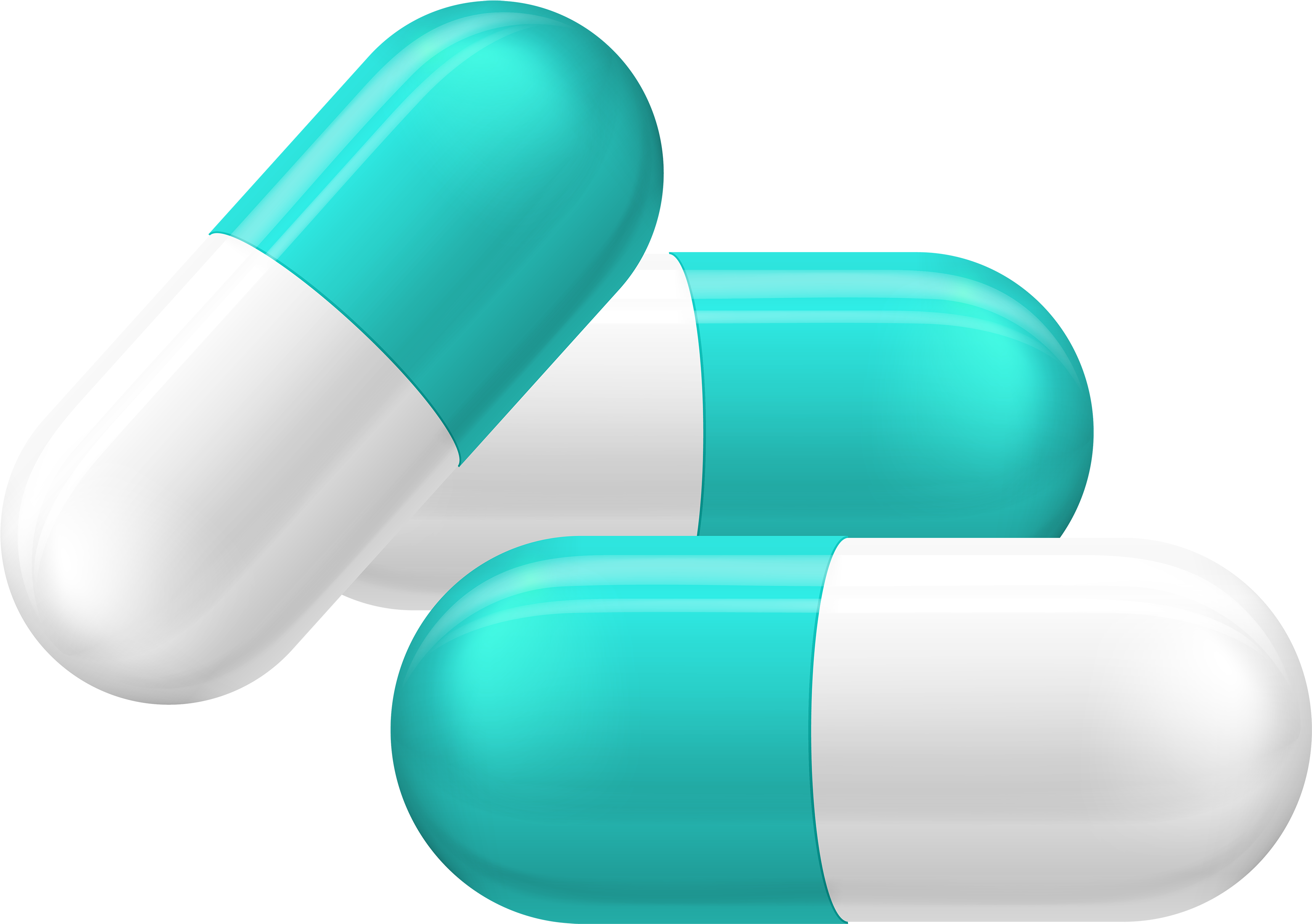 White And Blue Pill Capsules Png Clipart - Medication Clipart Transparent Background, Png Download PNG with transparent background