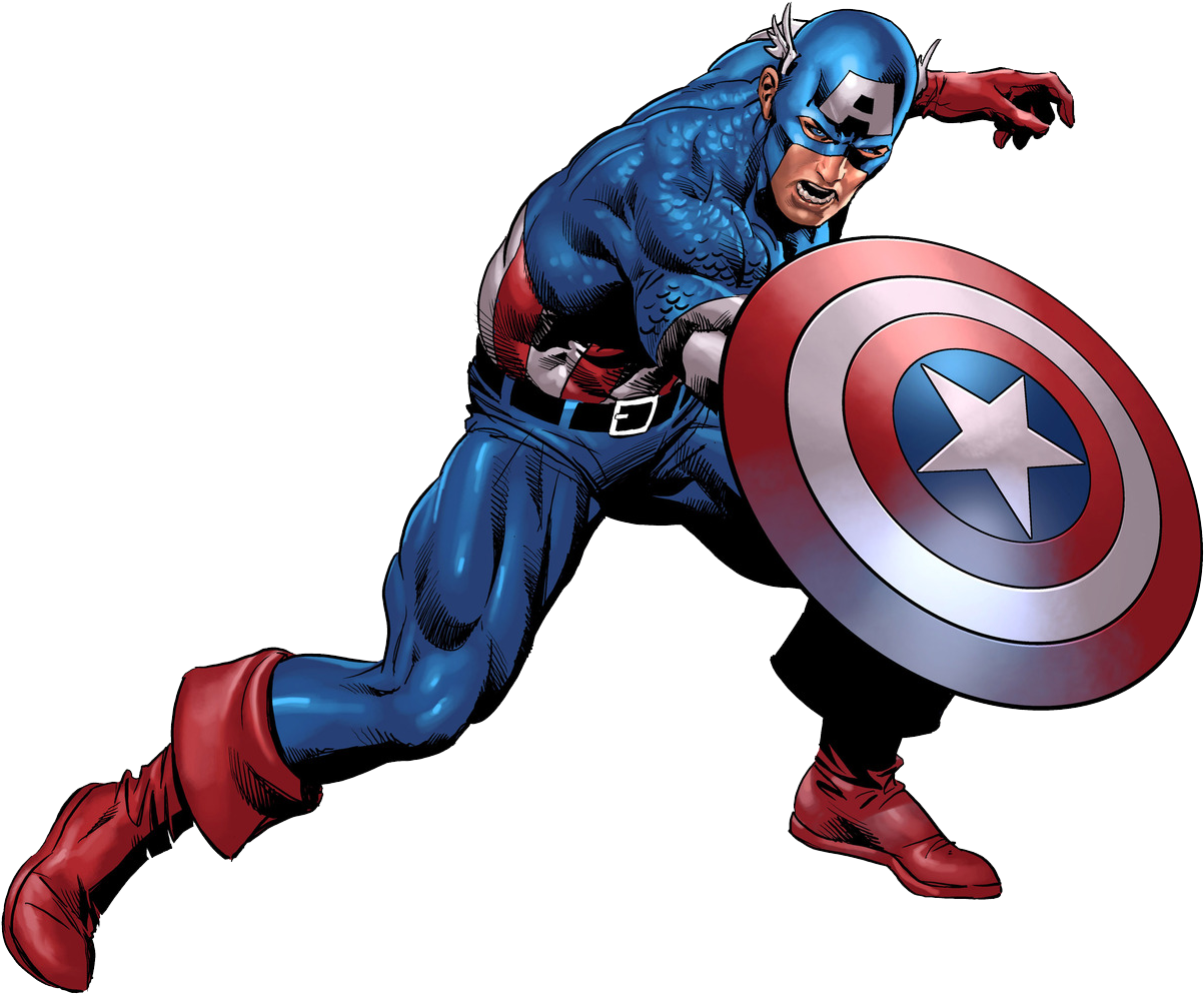 Captain America Action Pose