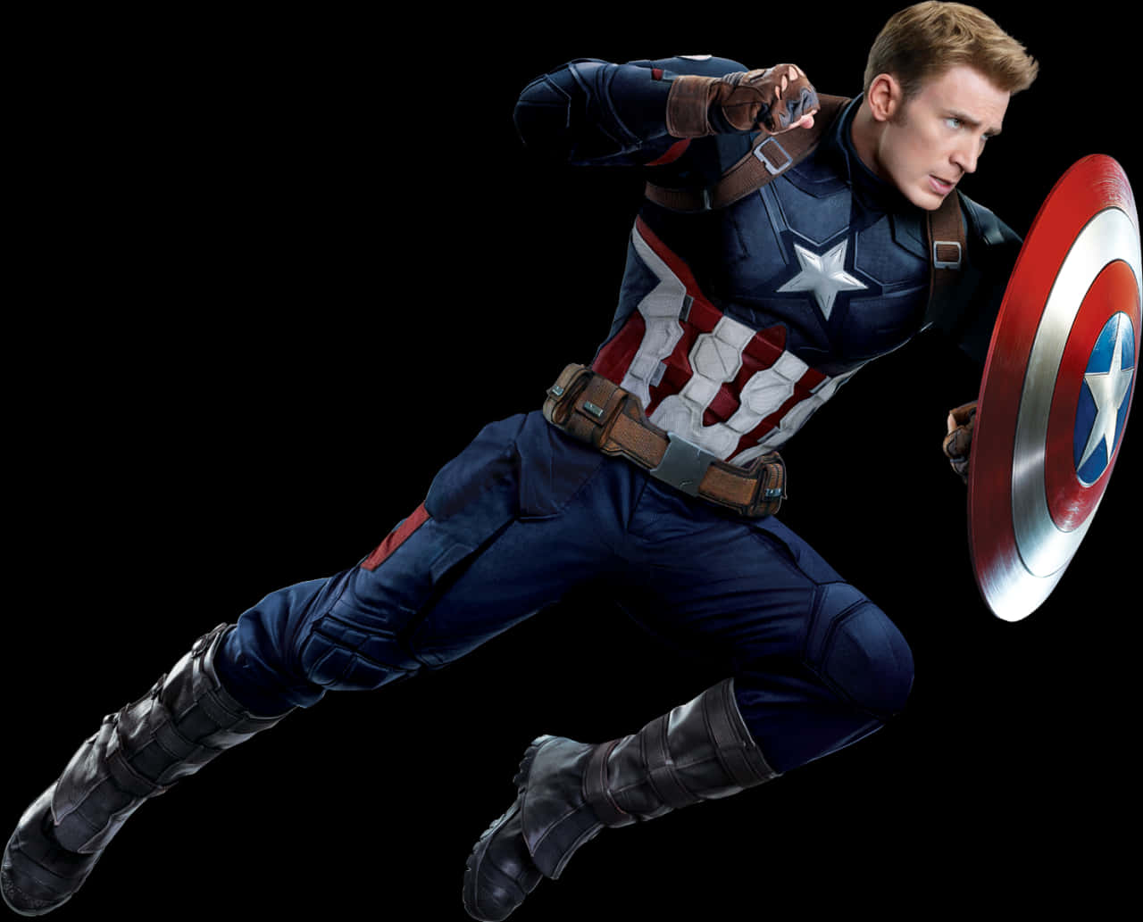 Captain America Action Pose