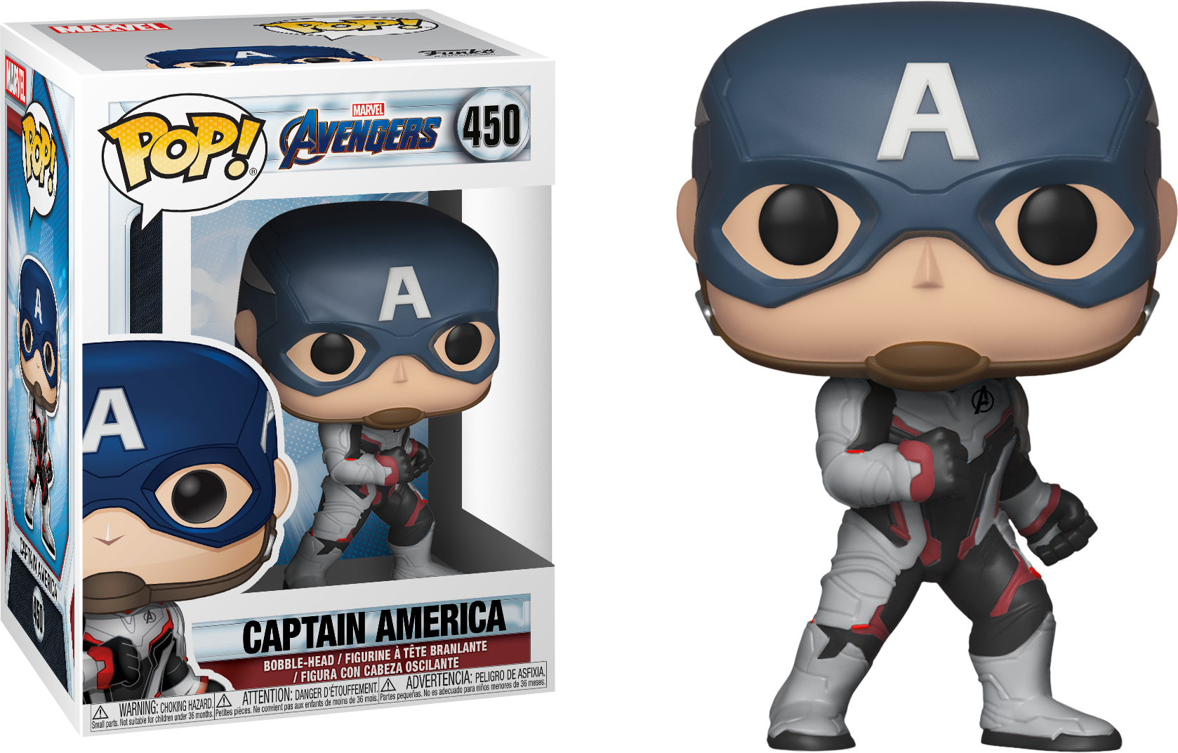 Funko Pop Capitan America Endgame, HD Png Download PNG with transparent background