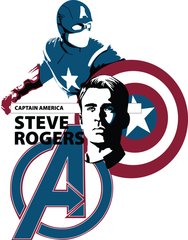 And America Hulk Thor The Captain Avengers Clipart - Captain America Fan Art, HD Png Download PNG with transparent background