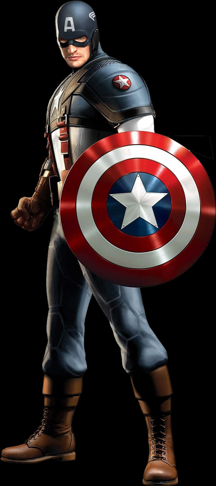 Captain America With Shield