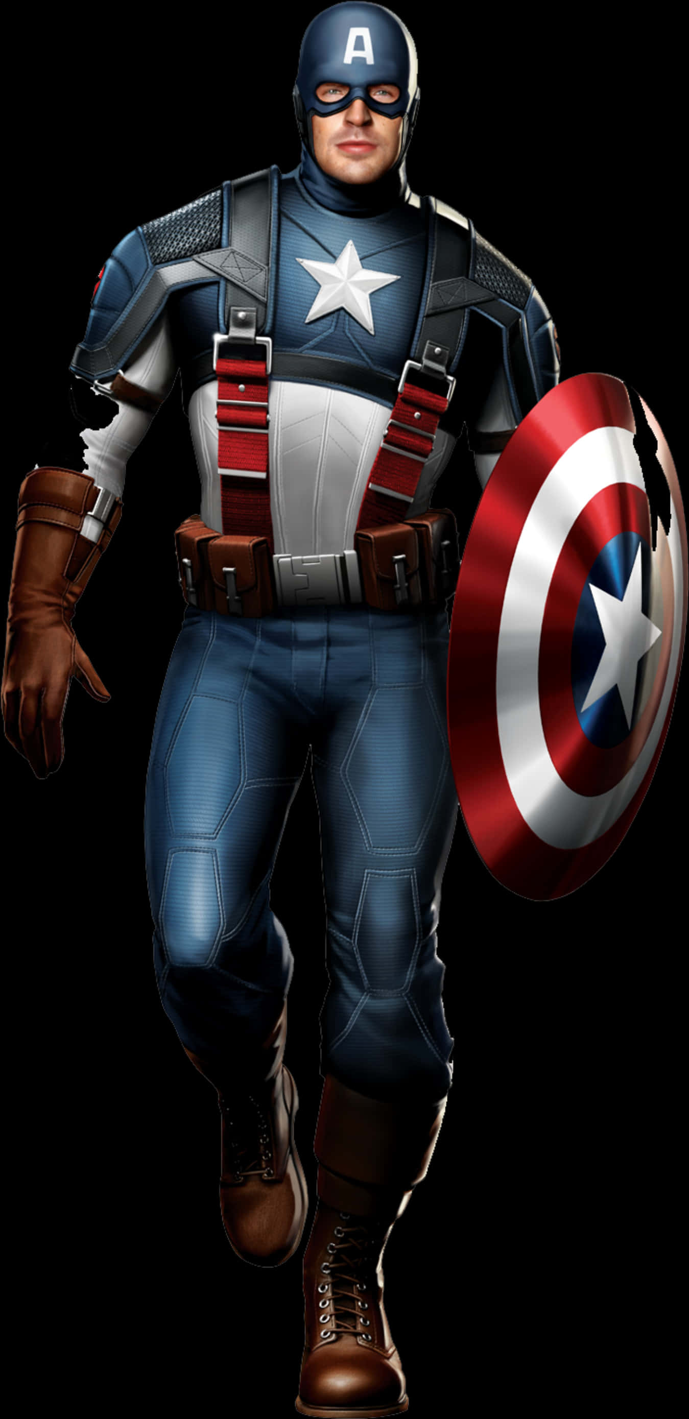 Captain America With Shield