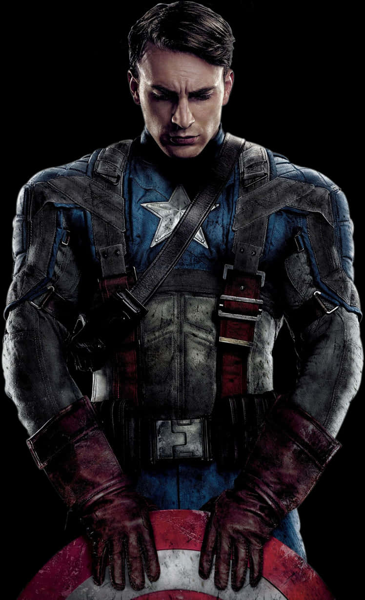 Captain America With Shield