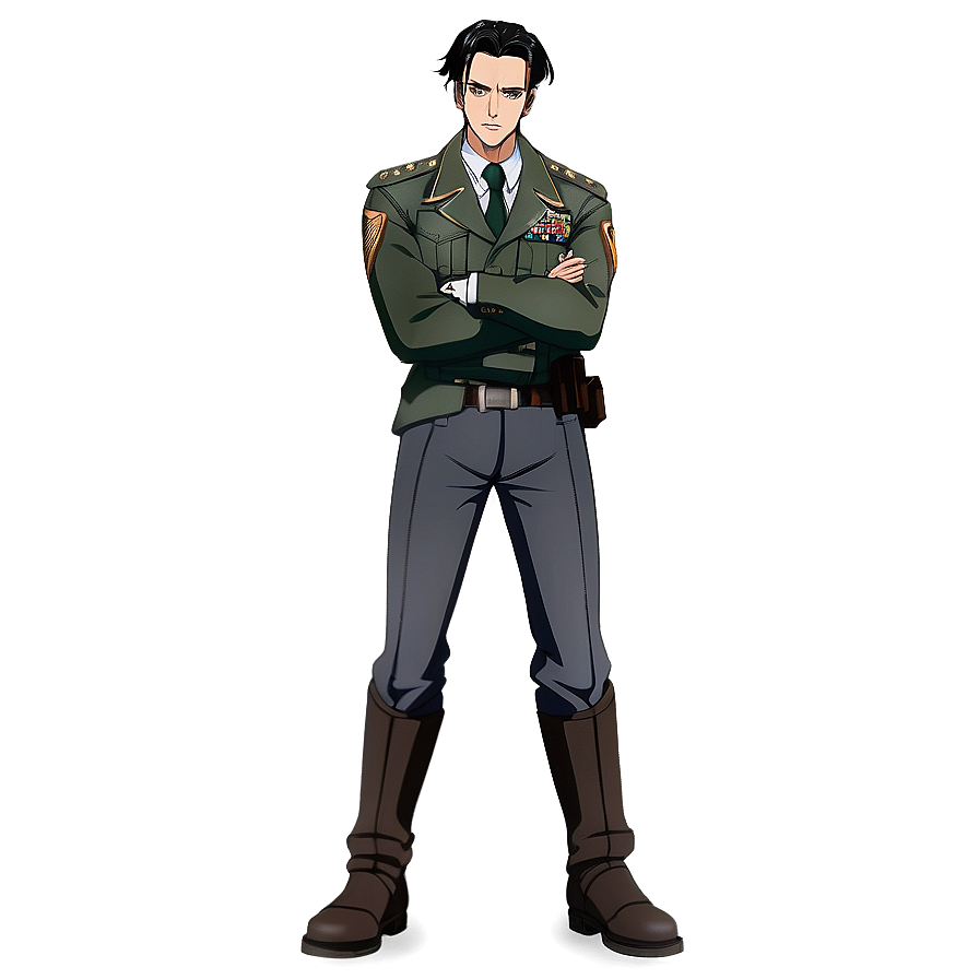 Captain Levi Ackerman PNG 06112024 PNG with transparent background