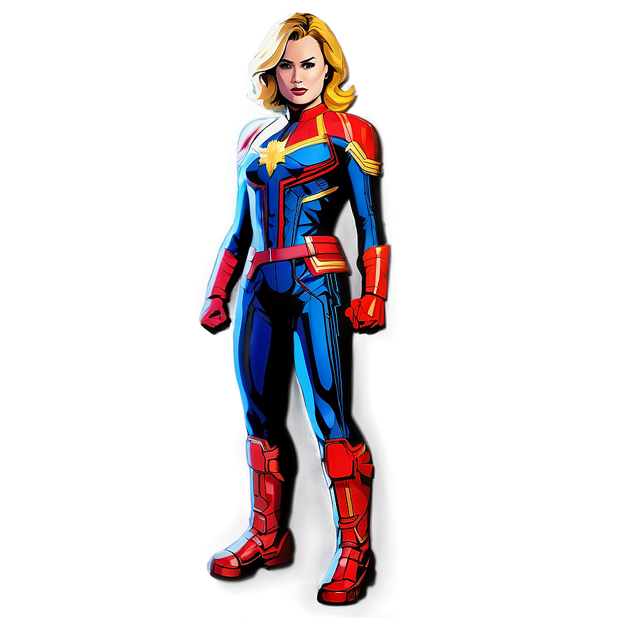 Captain Marvel Blast Png 06282024