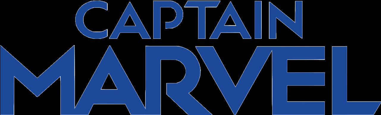 Captain Marvel Logo Blue