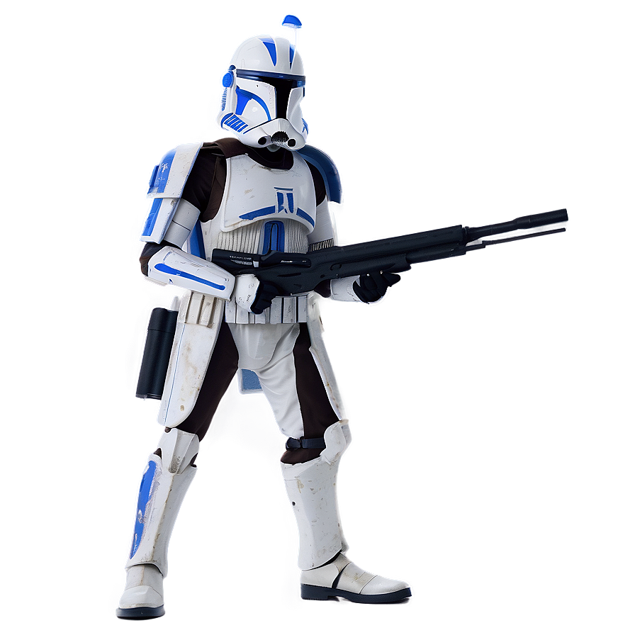 Captain Rex With Heavy Weaponry Png 06252024