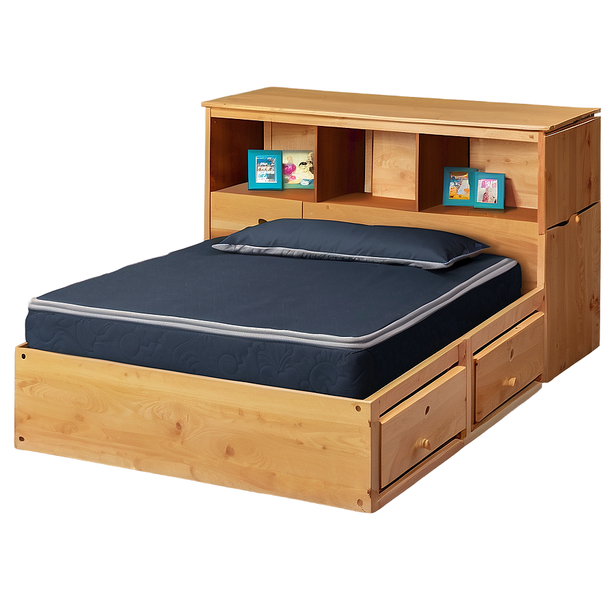 Captain's Bed With Storage Png Ked