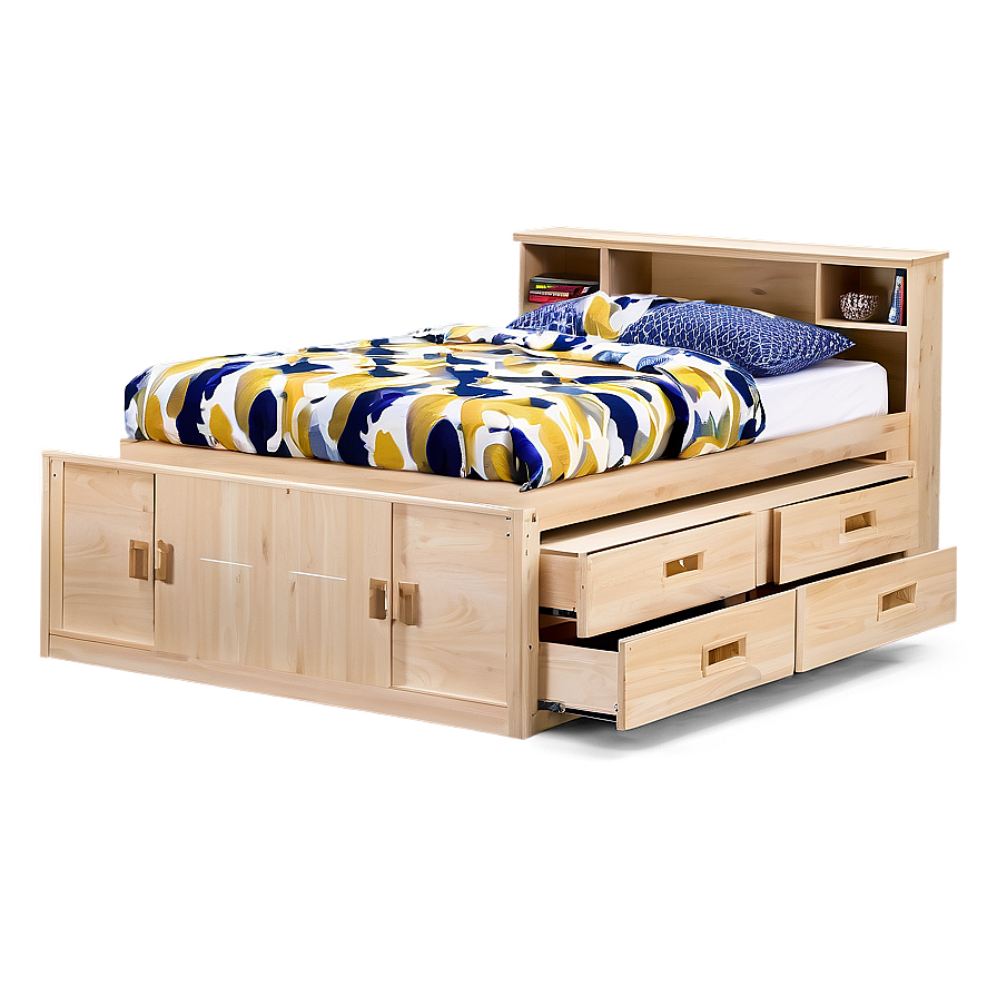 Captain's Bed With Storage Png Lta