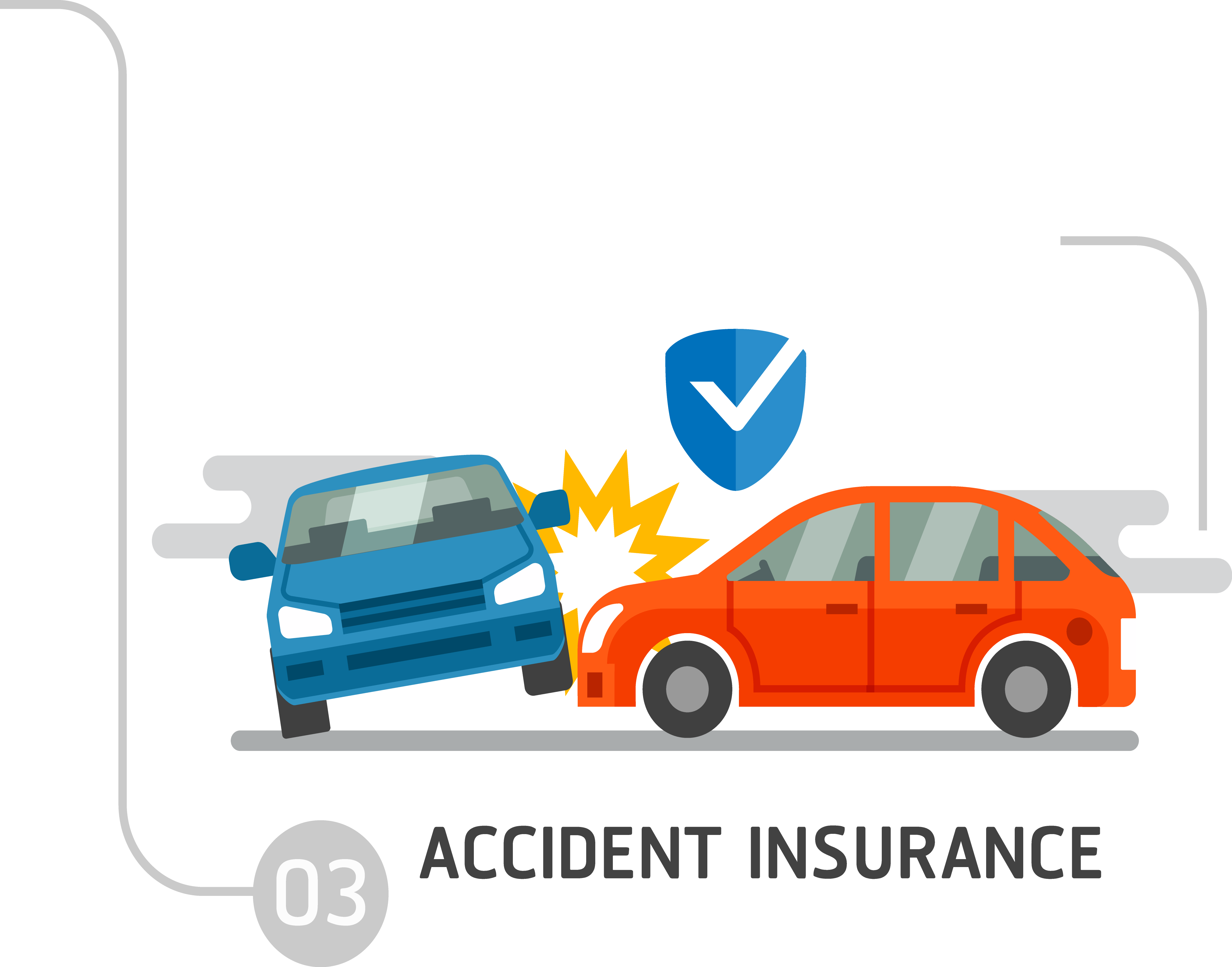 Car Accident Insurance Illustration