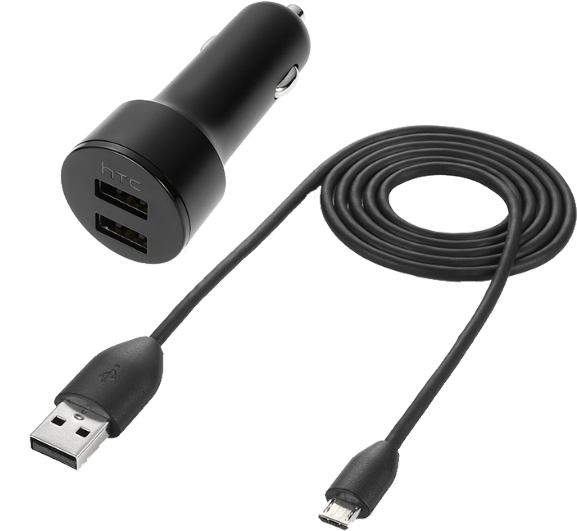 Htc Dual Port Car Charger - Cable To Restore Apple Tv 4th Generation, HD Png Download PNG with transparent background