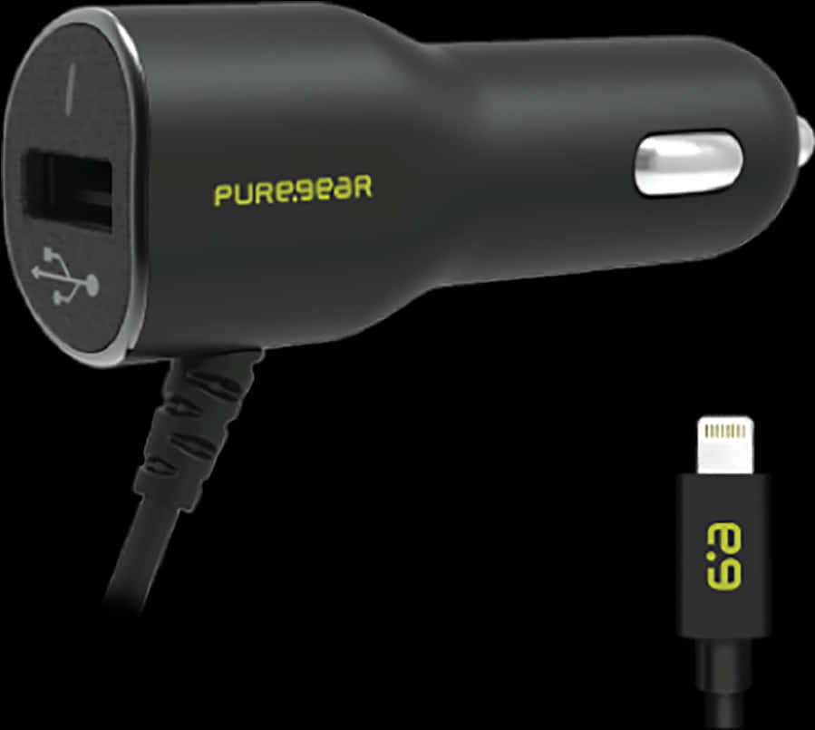 Puregear Car Charger With Usb Port, HD Png Download PNG with transparent background