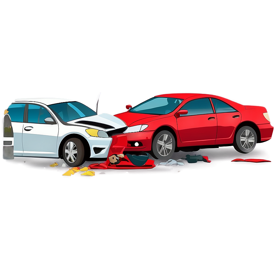 Car Crash Scene PNG tmt PNG with transparent background