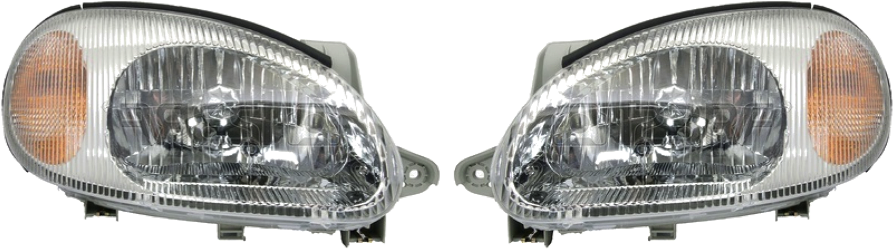 Car Headlight Pair Transparent Background