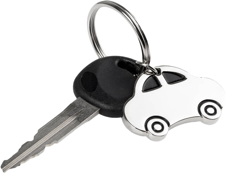 Car Rental Keychain Transponder Car Key - Car With Key Png, Transparent Png PNG with transparent background