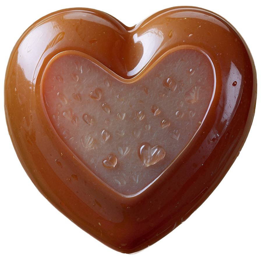 Caramel Candy Heart Png Pjk