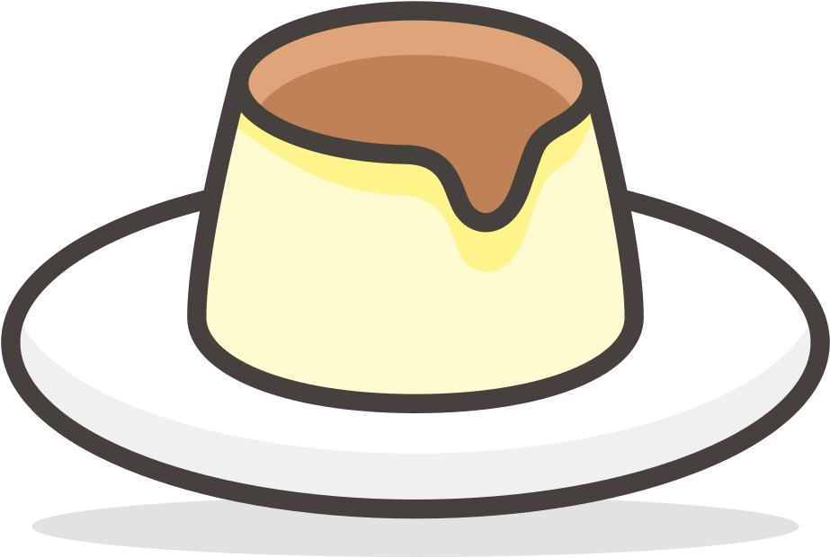 Caramel Custard Dessert Illustration.png