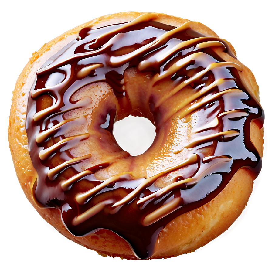 Caramel Drizzle Donut Png 05232024